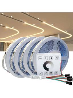 SPARKWORLD - 120 LEDs 10 m Yellow Flickering Strip Rice Lights (Pack of 1)
