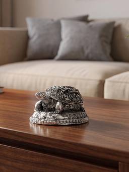 TOUCH925 - 999 Silver Plated Tortoise Idol