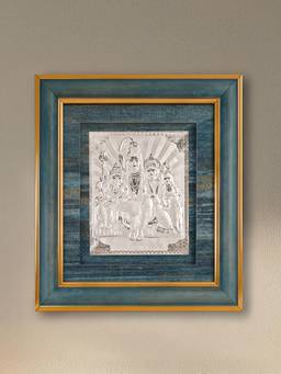 TOUCH925 - 999 Silver Shiv Parivar Frame