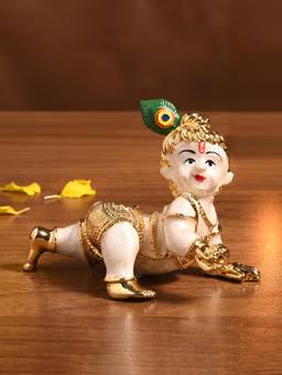 TOUCH925 - Laddu Gopal 24K Gold Plated Idol