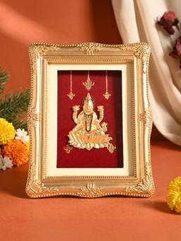 TOUCH925 - Goddess Lakshmi 24K Gold Foil Frame (10x12)