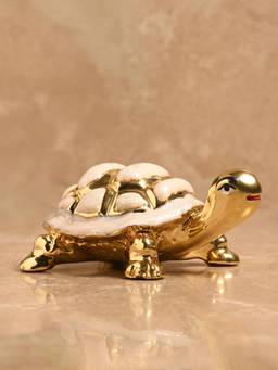 TOUCH925 - 24K Gold Plated Tortoise Figurine