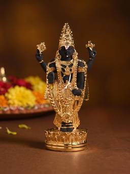 TOUCH925 - 24K Gold Plated Shree Balaji Idol
