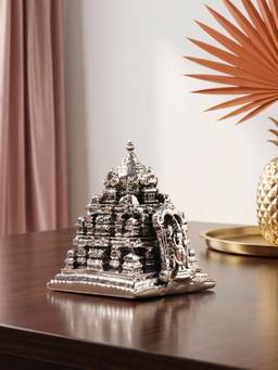 TOUCH925 - 999 Silver Plated Balaji Temple Miniature