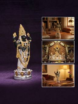 TOUCH925 - 999 Silver Plated Balaji Idol