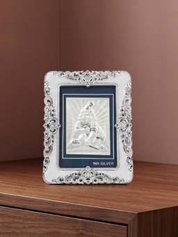 TOUCH925 - 999 Silver Laddu Gopal Frame (10x12)