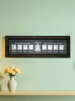 TOUCH925 - 999 Silver Ashtavinayak Wall Frame