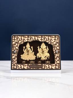 TOUCH925 - 24K Gold Foil Lakshmi Ganesh Frame (10x12)