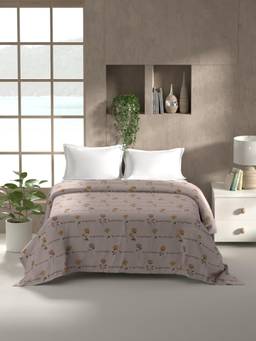 KOPA - Silky Soft Microfiber Dohar -1Pc Double Size (Monarca) Floral-Pink