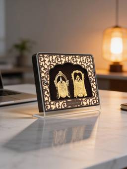 TOUCH925 - 24K Gold Foil Balaji Padmavati Frame (10x12)