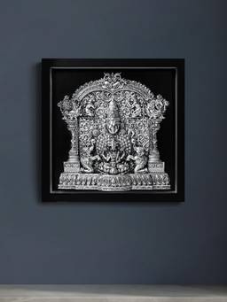 TOUCH925 - 999 Silver Lakshmi Venkateshwar LED Frame