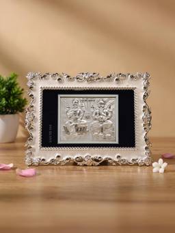 TOUCH925 - 999 Silver Lakshmi Ganesha Frame