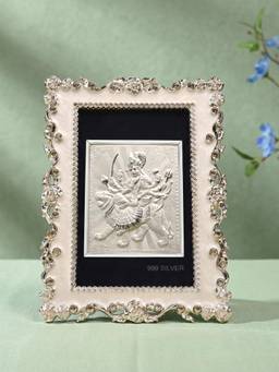 TOUCH925 - 999 Silver Durga Maa Frame