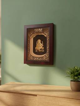 TOUCH925 - 24k Gold Foil Ganesha Frame