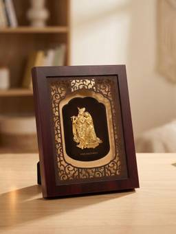 TOUCH925 - 24k Gold Foil Radha Krishna Frame