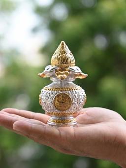 TOUCH925 - 999 Silver Plated Pooja Kalash