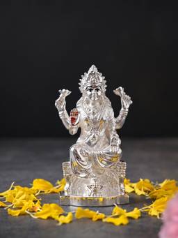 TOUCH925 - 999 Silver Plated Lakshmi Idol