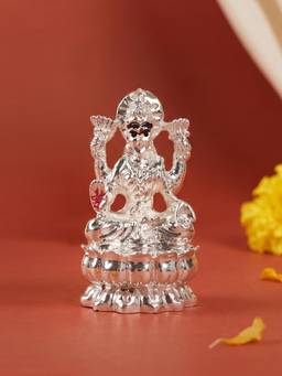 TOUCH925 - 999 Silver Plated Lakshmi Idol