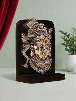 TOUCH925 - 999 Silver Plated Shrinathji Frame (10x12)