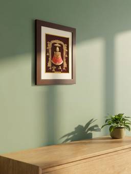 TOUCH925 - 24K Gold Plated Khatu Shyam Ji Frame