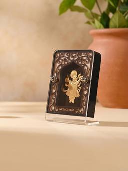 TOUCH925 - 24K Gold Foil Shrinathji Frame (5x7 inch)