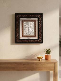 TOUCH925 - 999 Silver Plated Shrinathji Frame