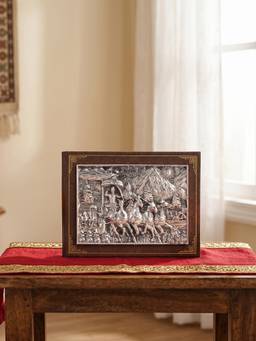 TOUCH925 - 999 Silver Plated Shreemad Bhagavad Gita