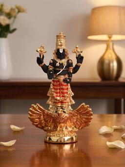 TOUCH925 - 24K Gold Plated Vishnu Garuda Idol