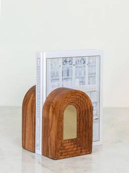 ORGANIC HOME - Woodcrest Arc Bookends