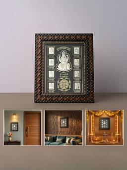 TOUCH925 - 999 Silver Lakshmi Maa Idol Frame