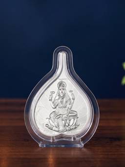 TOUCH925 - 999 Silver Lakshmi Ji Idol Frame
