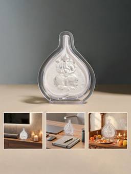 TOUCH925 - 999 Silver Ganesh Ji Frame