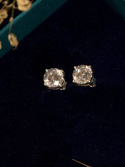 Margento Jewels - 925 Sterling Silver Unique CZ Stud