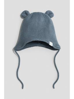 H&M - Kids Grey Fleece-Lined Earflap Beanie