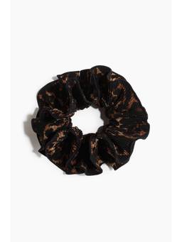 H&M - Women Brown Patterned scrunchie