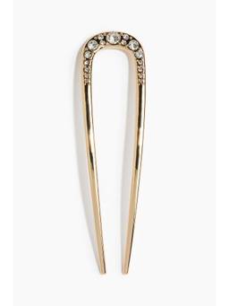 H&M - Women Gold Rhinestone-detail hair pin