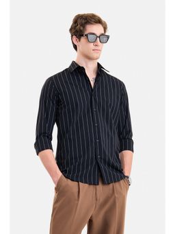 Snitch - Black Stripes Full Sleeves Shirt