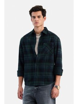 Snitch - Green Checks Full Sleeves Shirt