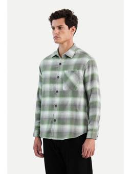 Snitch - Green Checks Full Sleeves Shirt