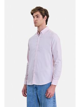 Snitch - Pink Solid/Plain Full Sleeves Shirt