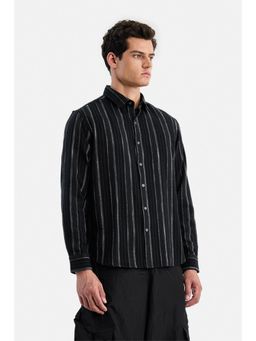 Snitch - Black Stripes Full Sleeves Shirt