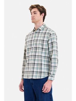 Snitch - Green Checks Full Sleeves Shirt