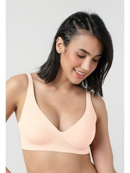 bodyline - Pink Nylon/Spandex Padded Bra