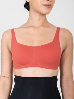 Shapercult - Orange Cotton Shaper Bra