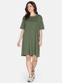 Zivame - Olive Cotton Nightdress