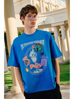 Bonkers Corner - Blue Triwizard Classic Oversized T-Shirt