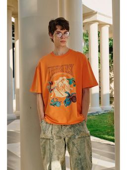 Bonkers Corner - Orange The First Task Oversized T-Shirt