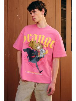 Bonkers Corner - Pink Hermione Granger Oversized T-Shirt