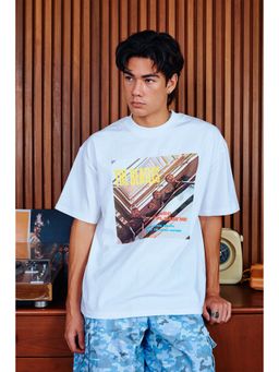 Bonkers Corner - White Stairway To Please Oversized T-Shirt