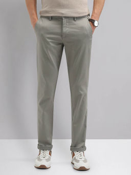 AD By Arvind - Beige Modern Slim Fit Chinos